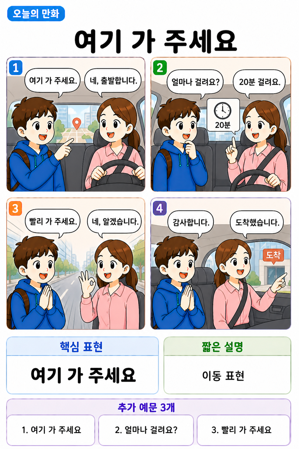 Day 021 | 여기 가 주세요